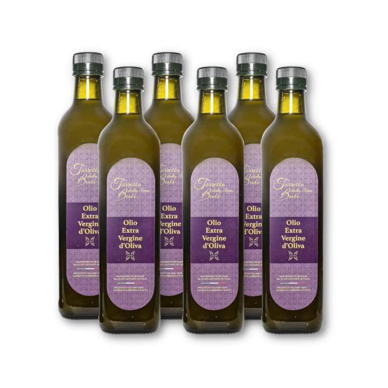 100% Olio extravergine di oliva, Bottiglia da 750ml - Pack6